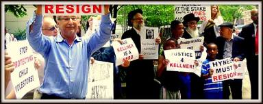 Rally to Free Sam Kellner (7/11/13) in front of Office of Brooklyn DA
